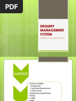 Enquiry Management System