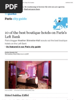 Download 10 of the best boutique hotels on Pariss Left Bank  Travel  The Guardianpdf by HPRG SN139061543 doc pdf