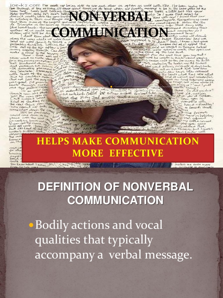 Nonverbal Communication | PDF | Career & Growth | Self-Improvement