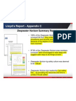 Lloyd's Report - Appendix C: Deepwater Horizon Summary Report