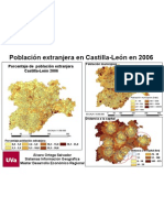 Mapa Población Extranjera Castilla y León