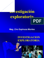 7. Investigación exploratoria