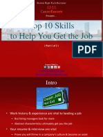 10 Skills To Help You Get The Job (Part 1) - Boston Tech Recruiter