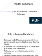 Clearing and Settlement on Commodity Exchanges