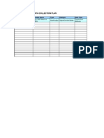 Data Collection Plan: From Process Map From C&E Matrix or Fmea Input/output Signal/Control/Noise Continuous/ Attribute