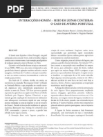 INTERACÇÕES HOMEM - MEIO EM ZONAS COSTEIRAS