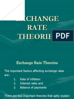 Exchange Rate Theories