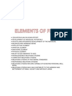 Elements of FPK
