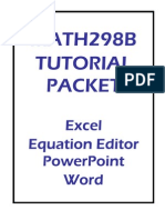 Word, Excel and Power Point Tatorial