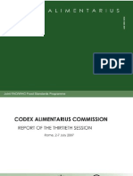 Codex-Alimentarius-Commission Report of 13th Session