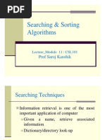 Searching and Sorting Algorithm