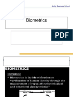 Biometrics: Amity Business School