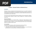 Workflow - Dynamic Partition On Relational Source