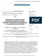 Revista Da Sociedade Brasileira de Química - Substâncias Voláteis de Macho Anastrepha Fraterculus Wied PDF