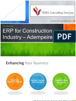 Tavas Adempiere ERP for Construction Industry Ver1.01