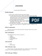 ATM System Class Diagram