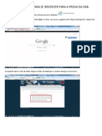 Passo a Passo Para Se Inscrever Para a Prova Da Oab
