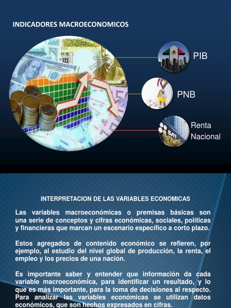 Análisis de variables macroeconómicas clave y su interpretación | PDF ...