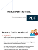 Institucionalidad Política