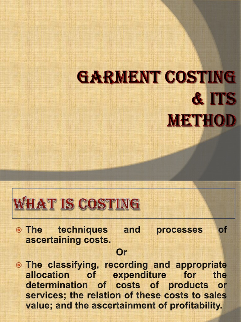 Garment Costing