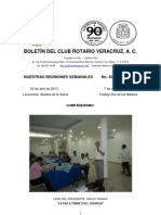 Boletín Rotario del 30 de abril de 2013