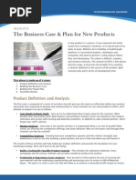 Building The Business Case and Plan in New Product Development