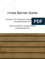 Pirate Barrier Game