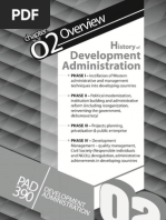 Download 2History of Development Administration by liyayudi SN139177774 doc pdf