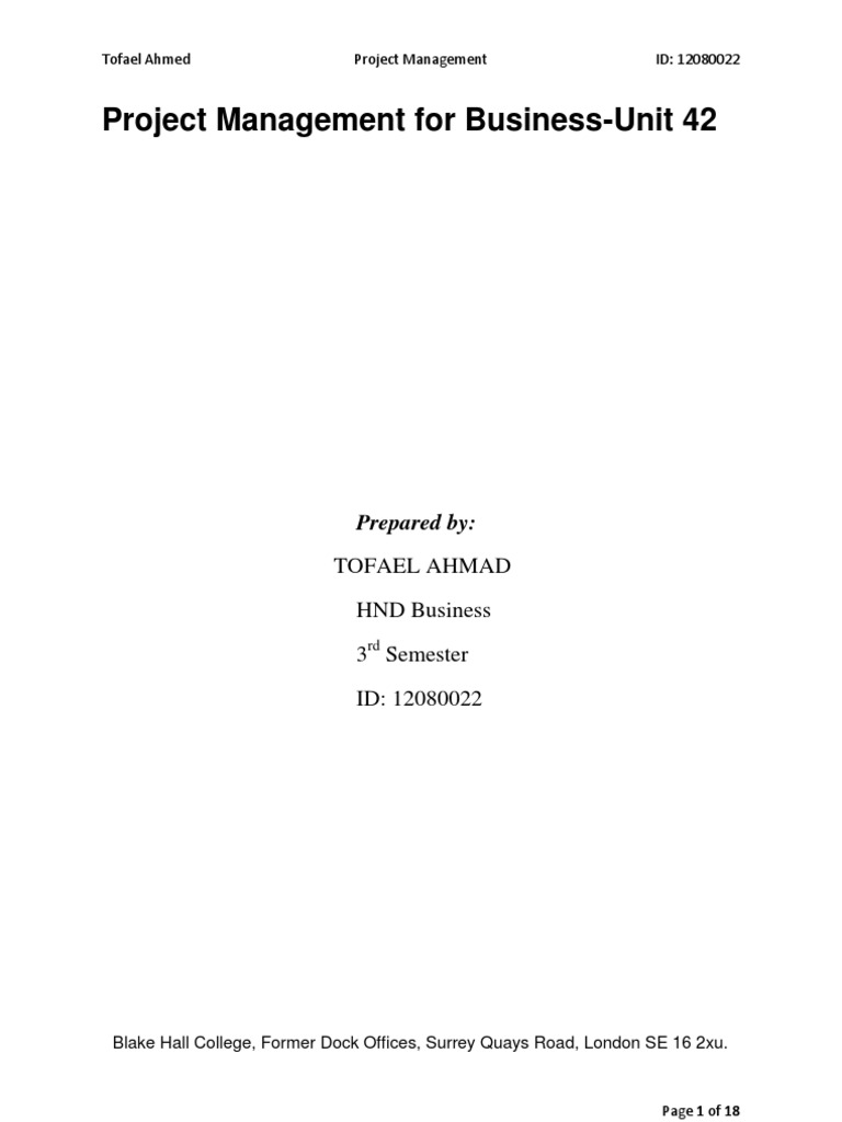 Project Management | PDF | Project Management | Project Manager