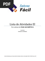 2 - Lista de Atividades MEI