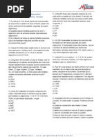 Analise Combinatoria Arranjo Exercicios
