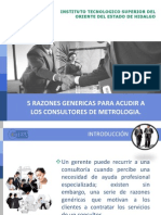 5 Razones Genericas para Acudir A Los Consultores