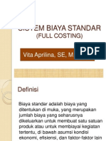 Sistem Biaya Standar