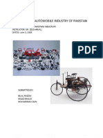 Analysis of Pakistans Automobile Industry