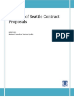 Analysis of Seattle Contract Proposals