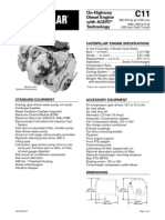 Caterpillar C11 Engine Specs