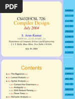 Compiler Design Notes, IIT Delhi