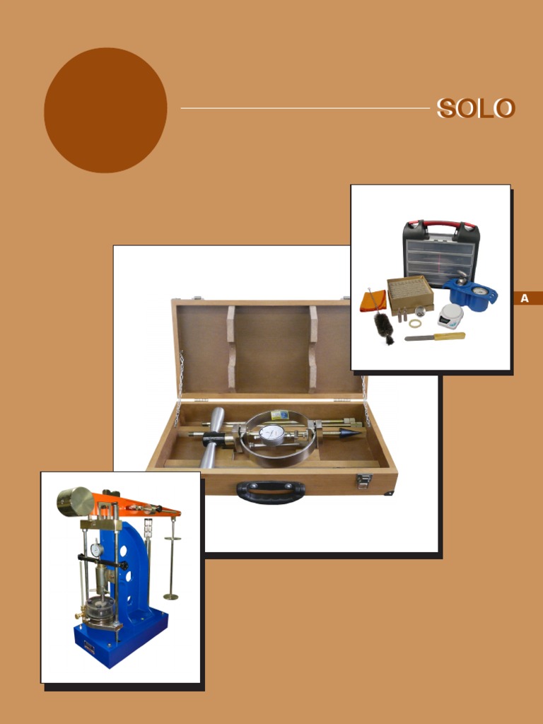 Catalogo SOLOTEST Solos | PDF | Pistão | Solo