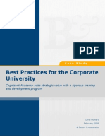 Case Study-Best Practices in Managing a Corp University