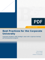 Case Study-Best Practices in Managing A Corp University