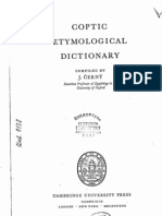 22 Coptic Etymological Dictionary