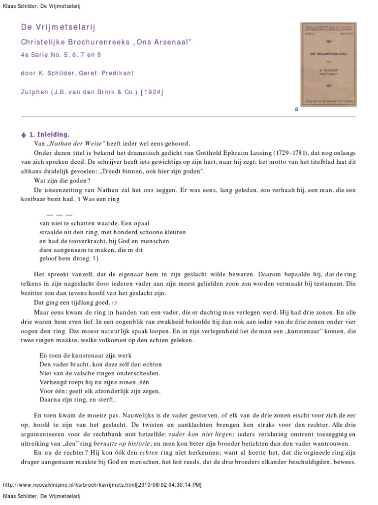 Schilder Klaas de Vrijmetselarij - (1924) | PDF