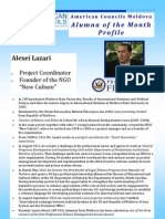 LFP Moldova Alumnus of The Mont of April Lazari Alezei Profile