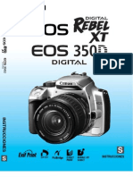 Manual Oficial Canon EOS Digital Rebel XT EOS 350D Digital [Es]