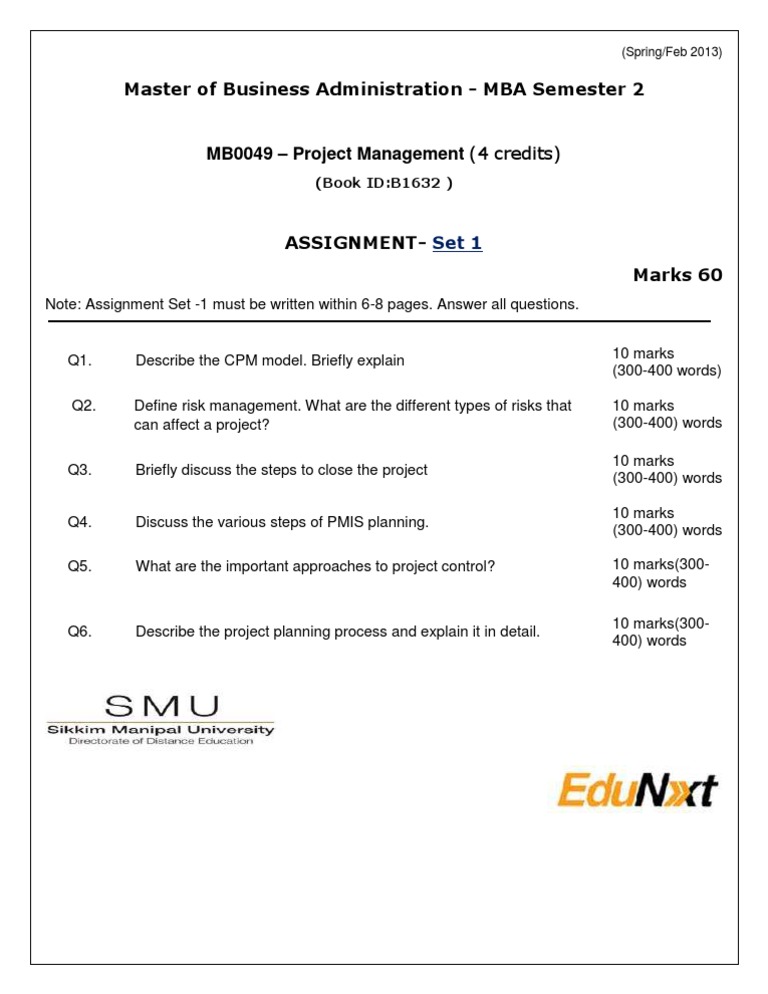 project-management-assignment
