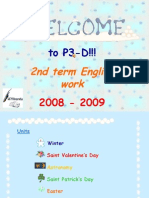 To P3-D!!!: 2nd Term English Work
