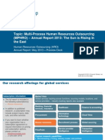 Multi-Process Human Resources Outsourcing (MPHRO) - Annual Report 2013: The Sun Is Rising in The East