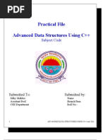 Datastructure Practical File