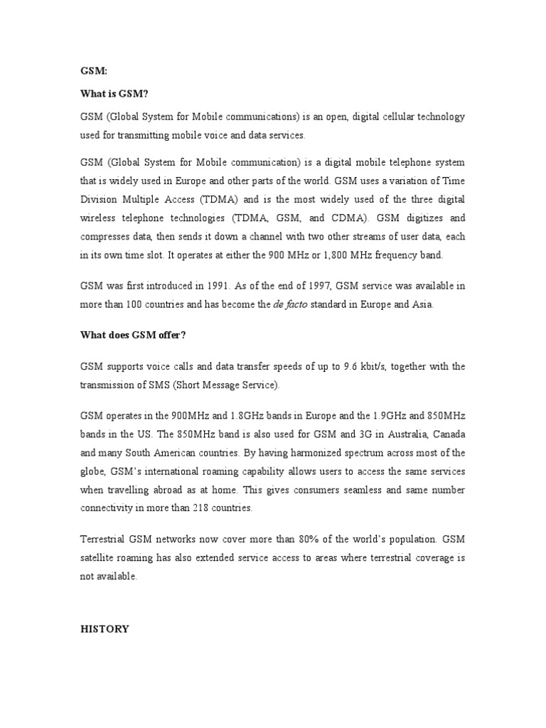 GSM Modem | PDF