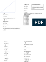 Formulario de mecánica de suelos.